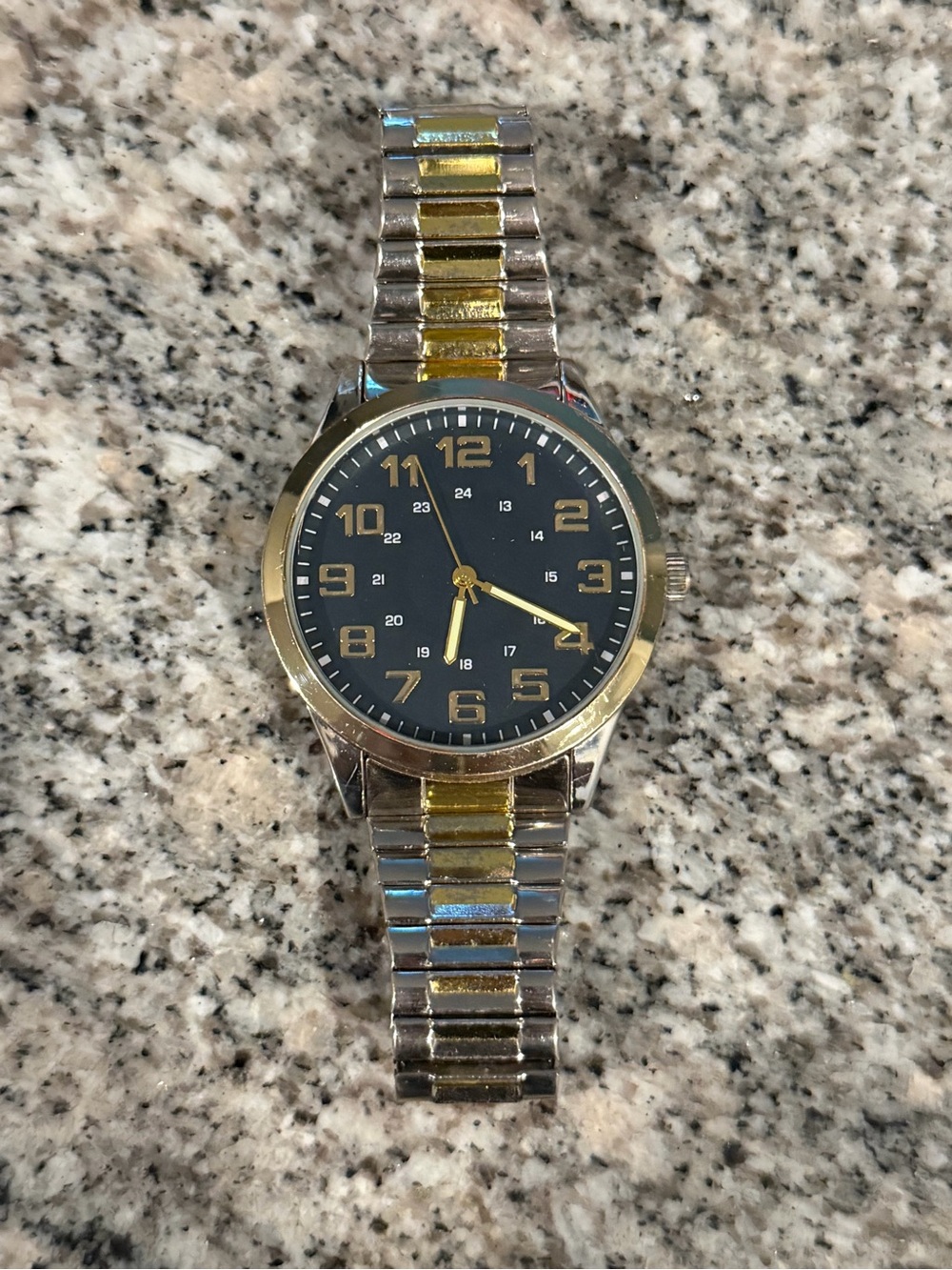 Men's Two-Tone Gold and Silver Watch
